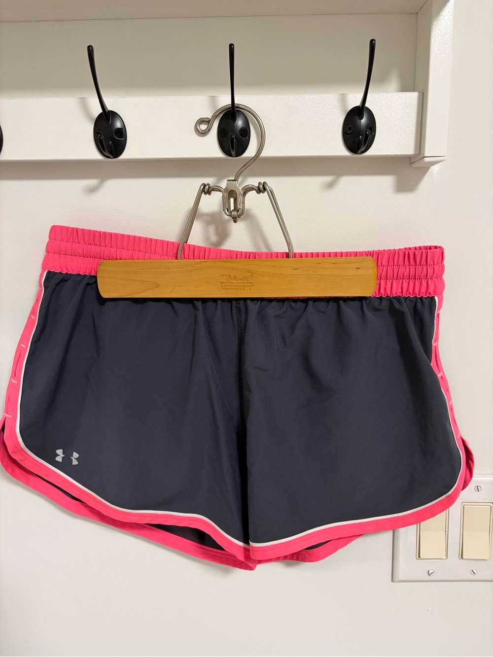 Under Armour Gray and Hot Pink Athletic Shorts